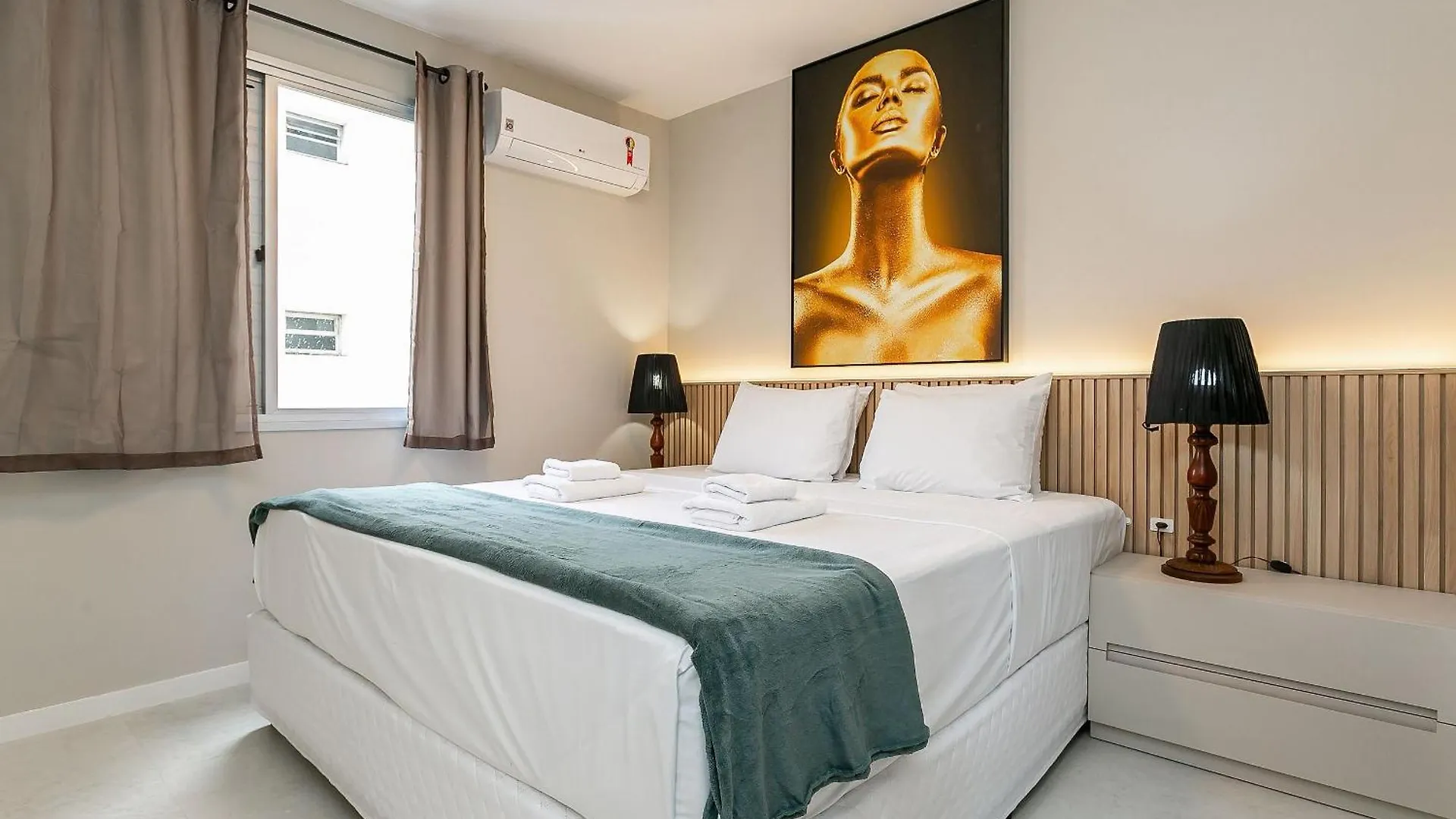 Апартаменты Wi-Fi 500Mb | Vista Parcial Do Mar | Piscina #Ca65 Флорианополис